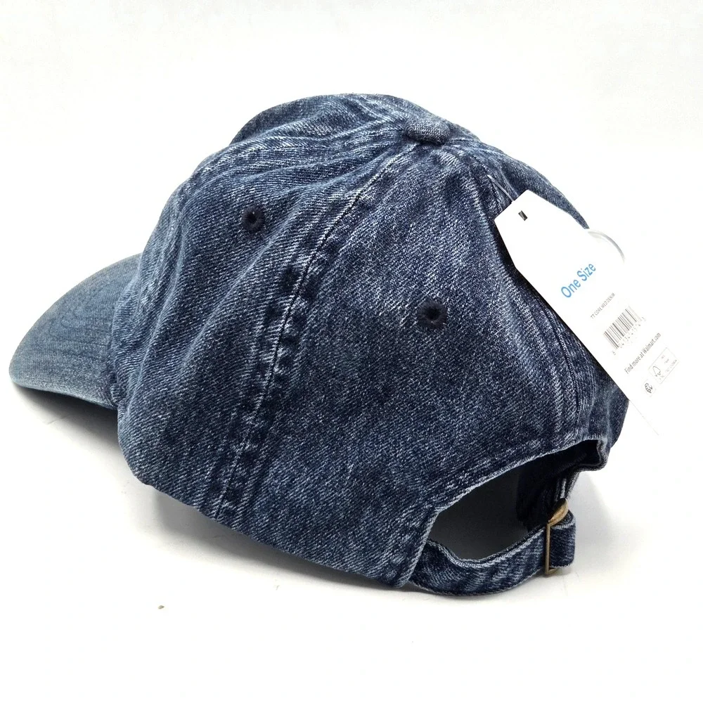 Cotton Baseball Cap Ball Dad Hat Adjustable Denim Jean Men's Women's 2026